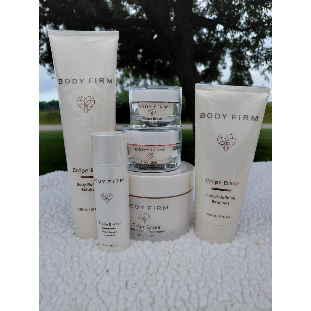 Body Firm Crepe Erase Lot 6 Sealed Items Exfoliant, Eye Cream, Facial, Body